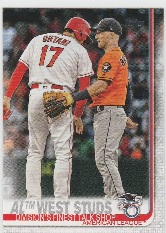 #266 Al West Studs American League 2019 Topps Series 1 Baseball