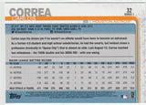 #32 Carlos Correa Houston Astros 2019 Topps Series 1 Baseball