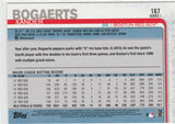 #167 Xander Bogaerts Boston Red Sox 2019 Topps Series 1 Baseball