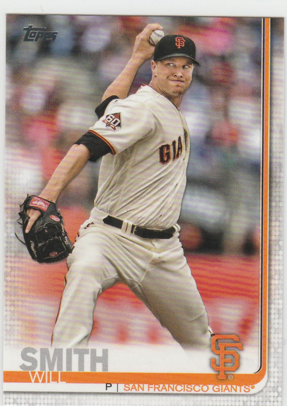 #203 Will Smith San Francisco Giants 2019 Topps Series 1 Baseball