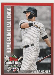 HRC-30 Gary Sanchez New York Yankees 2019 Topps Series 1 Baseball