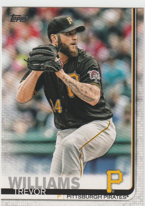 #96 Trevor Williams Pittsburgh Pirates 2019 Topps Series 1 Baseball