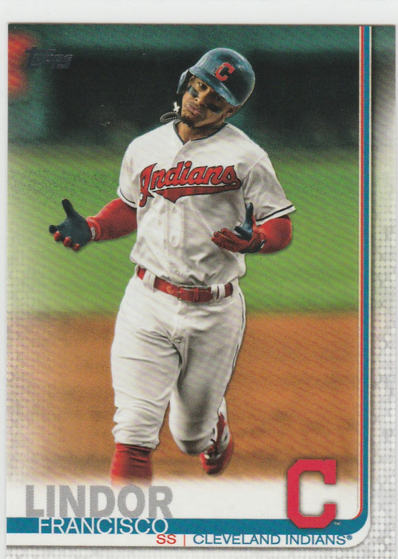 #269 Francisco Lindor Cleveland Indians 2019 Topps Baseball Series 1