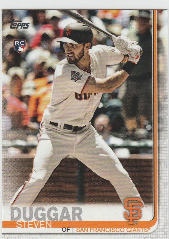 #190 Steven Duggar San Francisco Giants RC 2019 Topps Series 1 Baseball