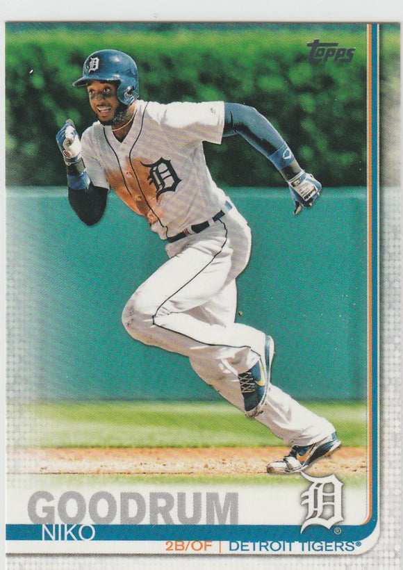 #251 Niko Goodrum Detroit Tigers 2019 Topps Series 1 Baseball