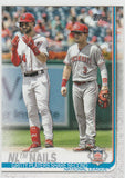 #145 NL Nails Gritty Players Share Second 2019 Topps Series 1 Baseball