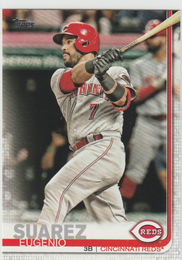 #29 Eugenio Suarez Cincinnati Reds 2019 Topps Series 1 Baseball