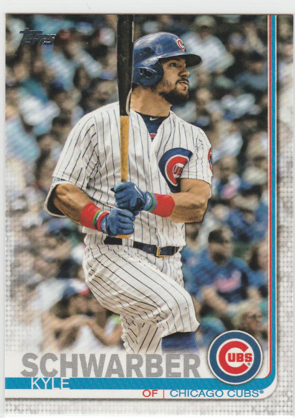 #349 Kyle Schwarber Chicago Cubs 2019 Topps Series 1 Baseball