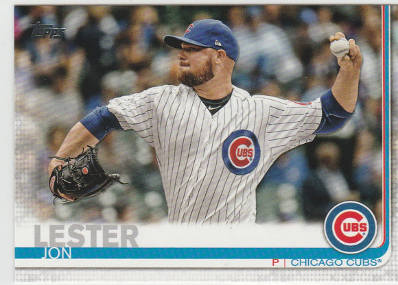 #40 Jon Lester Chicago Cubs 2019 Topps Series 1 Baseball