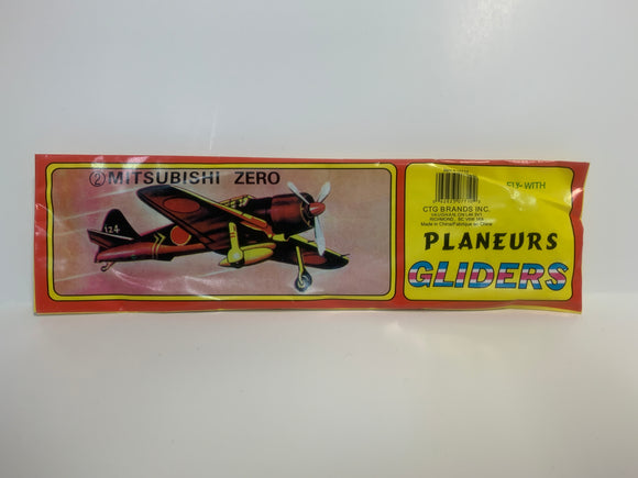 #2 Mitsubishi Zero Flying Gliders Planeurs Toy Plane