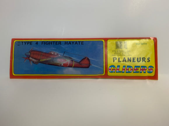 #3 Type 4 Fighter Hayate Flying Gliders Planeurs Toy Plane