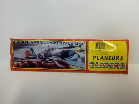 #9 North American Mustang MK2 Flying Gliders Planeurs Toy Plane