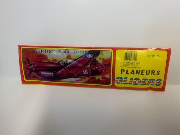 #10 Curtiss P-40 Tomahawk Flying Gliders Planeurs Toy Plane