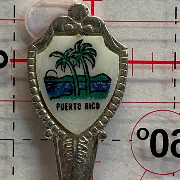 Puerto Rico Palm Trees Souvenir Spoon NN