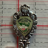 Prince Edward Island Lady Slipper Flower Souvenir Spoon NN
