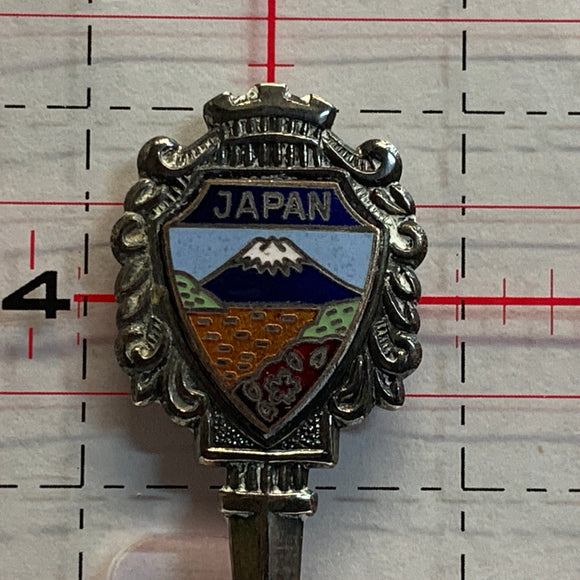 Japan Mountain Scene Souvenir Spoon NO