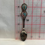 Wisconsin State Native warrior Souvenir Spoon NO