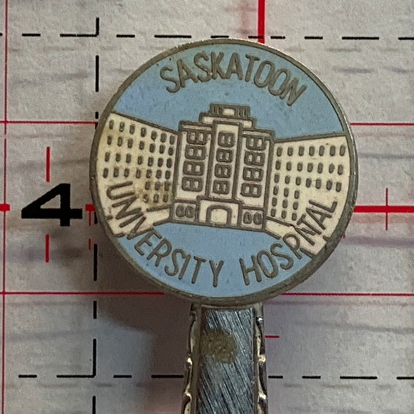 Saskatoon University Hospital Saskatchewan Souvenir Spoon NP
