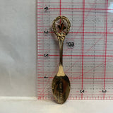 Slave Lake Alberta Canadian Maple Leaf Souvenir Spoon NQ