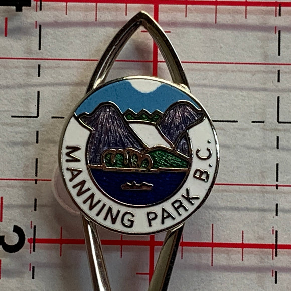 Manning Park BC Mountains Souvenir Spoon NQ