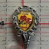 June Rose Flower NS Souvenir Spoon