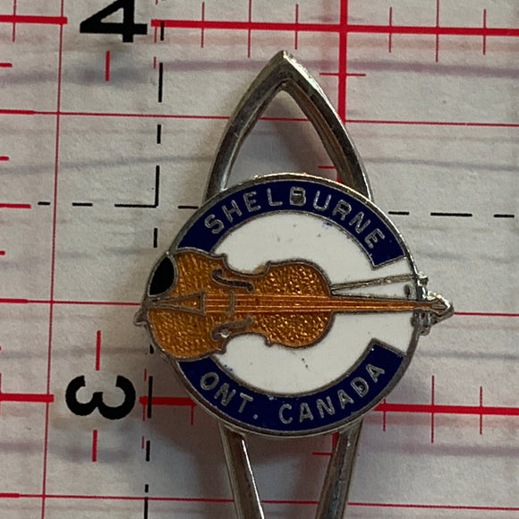 Shelburne Ontario Canada Fiddle NT Souvenir Spoon