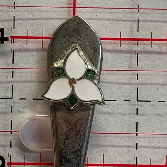 Ontario Trillium Flower NT Souvenir Spoon