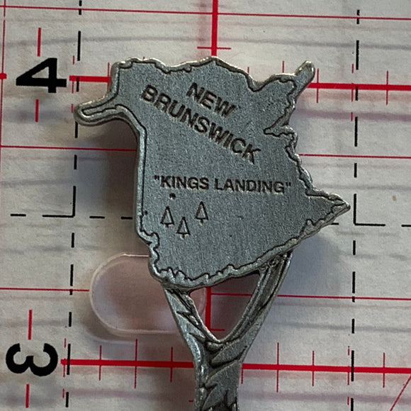 New Brunswick Kings Landing Lumber Mill Pewter NU Souvenir Spoon