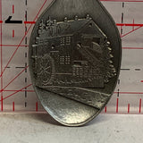 New Brunswick Kings Landing Lumber Mill Pewter NU Souvenir Spoon