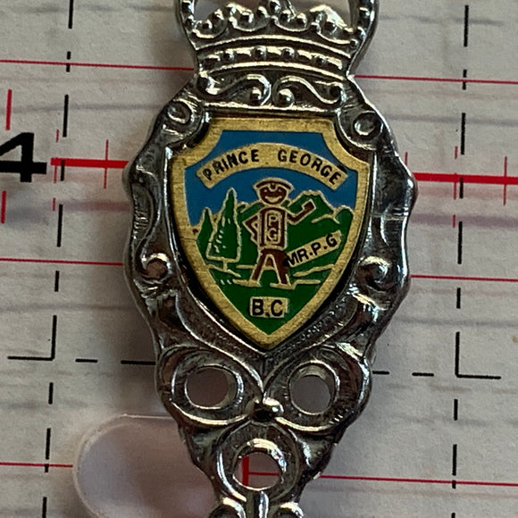 Prince George Mr. PG BC Mascot NU Souvenir Spoon