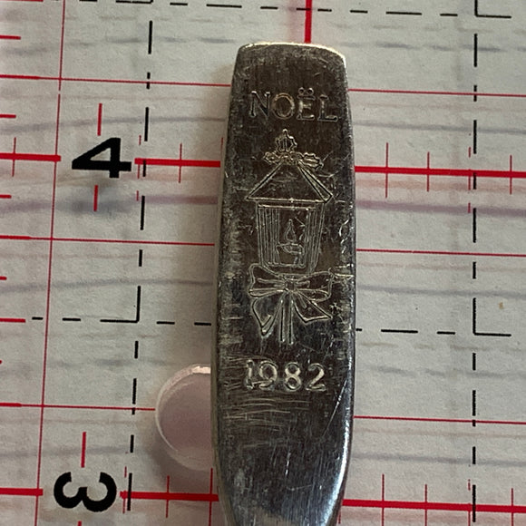 Noel 1982 Candle Lamp NV Souvenir Spoon