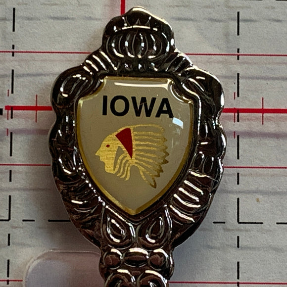 Iowa Native Chief NV Souvenir Spoon