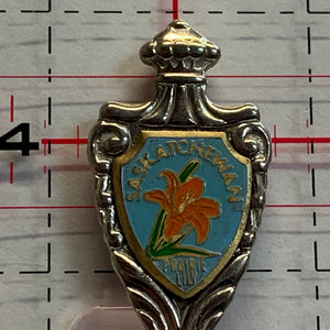 Swift Current Saskatchewan Prairie Lily Flower NW Souvenir Spoon