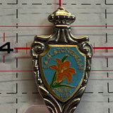 Swift Current Saskatchewan Prairie Lily Flower NW Souvenir Spoon