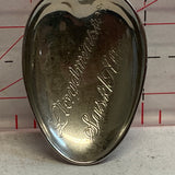 Lloydminster Sask Alta Flowers NX Souvenir Spoon