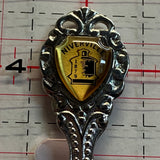 Niverville 1879 Round Grain Elavator Manitoba NX Souvenir Spoon
