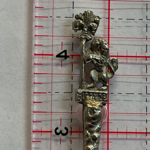 Lion Holding a Staff NY Souvenir Spoon
