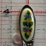 Lady Slipper Flowers NY Souvenir Spoon