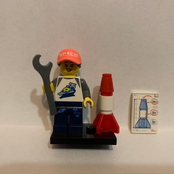 Space Fan Lego Minifigure Series 20 C8 Loose