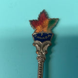 Banff Canada Maple Leaf Souvenir Spoon