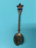 Banff Canada Maple Leaf Souvenir Spoon