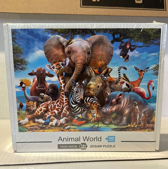 Animal world 1000 piece jigsaw puzzle