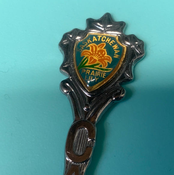 Esterhazy Saskatchewan Prairie Lily Canada Souvenir Spoon
